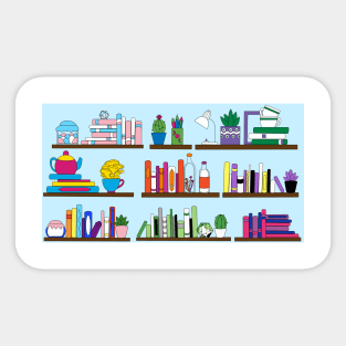 Bookshelf Sticker